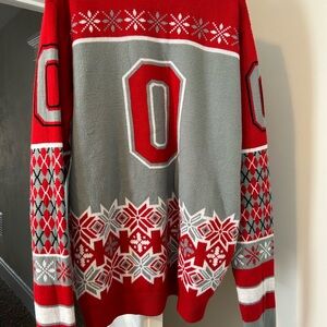 Red and Gray Men's Sweater